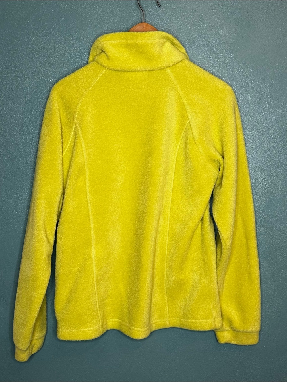 Columbia youth 18/20 XL Yellow Full-Zip Fleece Jacket - Picture 6 of 8